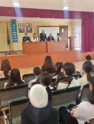 “Narkotik vasitələrin, psixotrop maddələrin və onların prekursorlarının qanunsuz dövriyyəsinə və narkomanlığa qarşı mübarizəyə dair 2025–2030-cu illər üçün Dövlət Proqramı”nın icrası ilə əlaqədar tədbir keçirilmişdir.