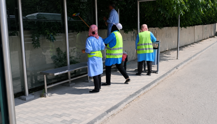 “Şəhərsalma və Memarlıq ili” çərçivəsində Qaradağ rayonu Sahil qəsəbəsində təmizlik işləri keçirilmişdir.