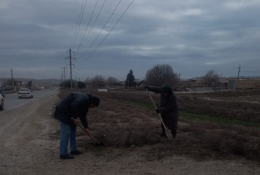 Qaradağ rayonunda təmizlik işləri davam etdirilir