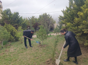 “Şəhərsalma və Memarlıq ili” çərçivəsində Qaradağ rayonu Korgöz qəsəbəsində iməclik aksiyası keçirilmişdir.