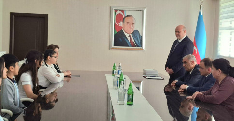 “Heydər Əliyev və Azərbaycan tarixi” mövzusunda referat-yazı müsabiqəsinin rayon mərhələsinin qalibləri ilə görüş təşkil olunmuşdur.
