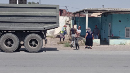 Qaradağ rayonunda abadlıq işləri davam etdirilir