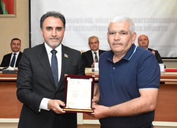 Qaradağ rayonunda “Əsrin müqaviləsi: milli enerji strategiyasindan güclü iqtisadiyyata və suveren dövlətə” mövzusunda tədbir keçirilib
