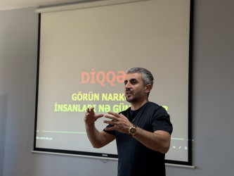 “GƏLƏCƏYİNİ QORU NARKOTİKƏ YOX DE” mövzusunda marifləndirici tədbir keçirilmişdir.