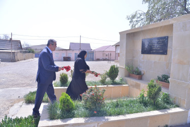 Qaradağ Rayon İcra Hakimiyyətinin başçısı Süleyman Mikayılov Çeyildağ qəsəbə sakinləri ilə növbəti səyyar görüş keçirib