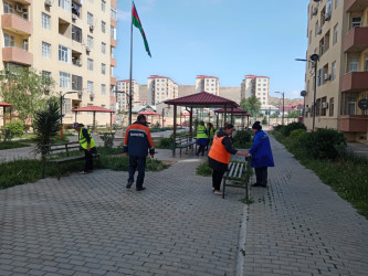 Lökbatan qəsəbəsində abadlıq və təmizlik işləri aparılmışdır