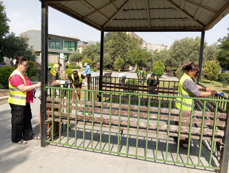 Qaradağ rayonu Müşviqabad qəsəbəsi ərazisində təmizlik və abadlıq işləri aparılmışdır