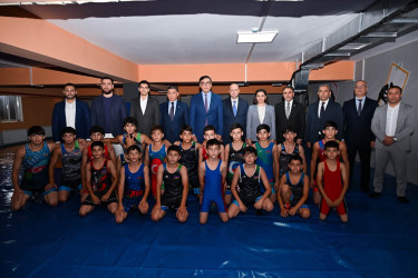 “PUTA” İDMAN ZALI VƏ MİNİFUTBOL MEYDANÇASININ AÇILIŞI OLUB