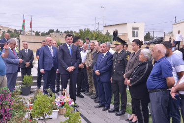 Vətən Müharibəsi şəhidləri kapitan Məmmədov Pərviz Ələddin oğlu və Məmmədov Ramal Məhəmməd oğlunun şəhidliklərinin altıncı ildönümü münasibətilə anım mərasimi təşkil olunub.