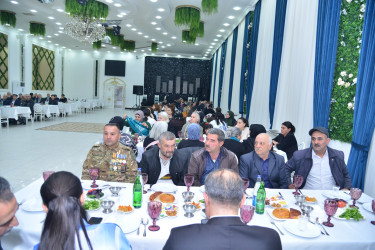 Qaradağ Rayon İcra Hakimiyyəti tərəfindən Ramazan bayramı münasibəti ilə  iftar süfrəsi verilmişdir