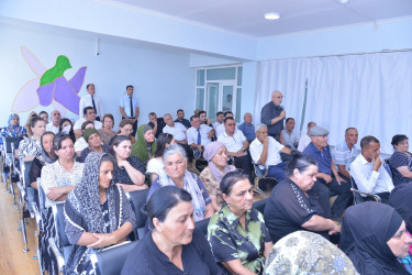 Qaradağ Rayon İcra Hakimiyyətinin başçısı Süleyman Mikayılovun növbəti səyyar qəbulu Qobustan qəsəbəsində keçirilib.