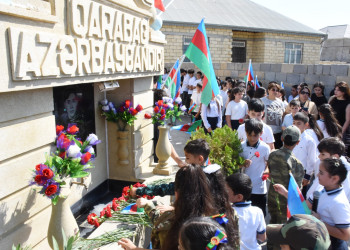 Qaradağ rayonunun Puta qəsəbəsində Şəhid Aslan Əliyevin xatirəsi anılıb
