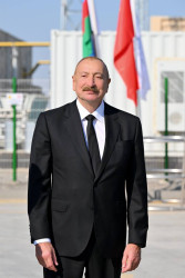 Azərbaycan Respublikasının Prezidenti İlham Əliyev “Qobustan” Günəş Elektrik Stansiyasının açılışında iştirak edib