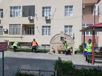 Lökbatan qəsəbəsində abadlıq və təmizlik işləri aparılmışdır
