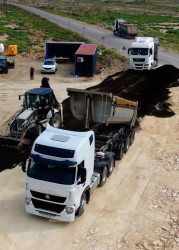 Lökbatan–Güzdək yolunun 2,2-ci kilometrliyində bərpa işlərinə başlanılıb