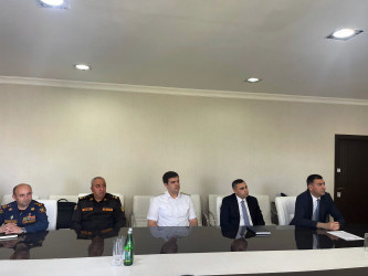 Qaradağ Rayon İcra Hakimiyyətində ixrac neft-qaz boru kəmərlərinin təhlükəsizliyi üzrə iclas keçirilmişdir.