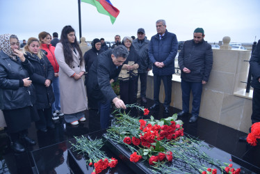 33 ildən sonra tapılaraq dəfn olunan şəhid Əzizov Fikrət Abbas oğlunun 40 mərasimi keçirilmişdir.