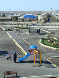 Qızıldaş qəsəbəsində salınmış yeni istirahət parkının açılışı olmuşdur
