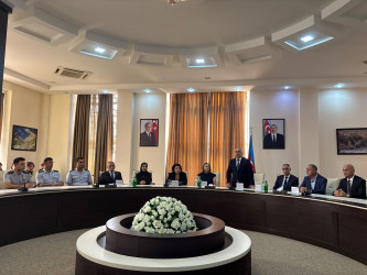 Qaradağ rayonunda “Qəhrəmanlıq tariximiz” mövzusunda dəyirmi masa keçirilib