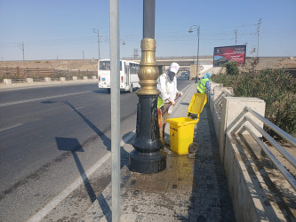 Qaradağ rayonunda iməcilik işləri aparılır