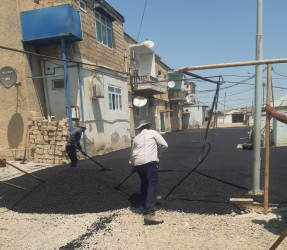 Qaradağ rayonunda abadlıq işləri davam etdirilir