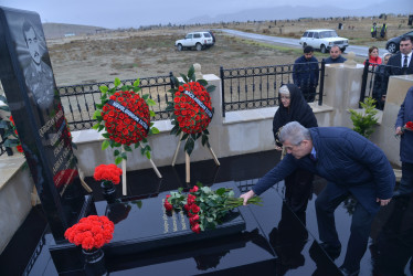 33 ildən sonra tapılaraq dəfn olunan şəhid Əzizov Fikrət Abbas oğlunun 40 mərasimi keçirilmişdir.