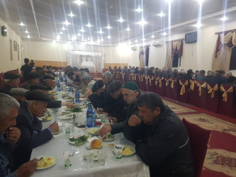 Müqəddəs Ramazan ayı münasibəti ilə iftar süfrəsi açıldı