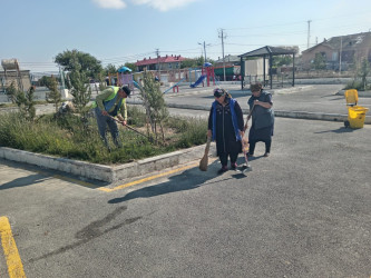 Qızıldaş qəsəbəsində ümumrayon iməcliyi keçirilib