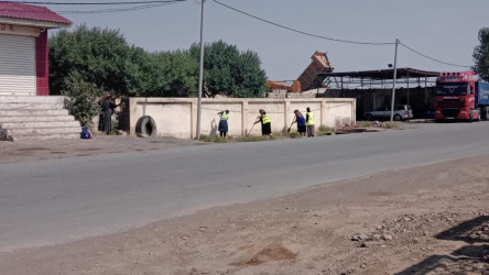 Qaradağ rayonunda abadlıq işləri davam etdirilir