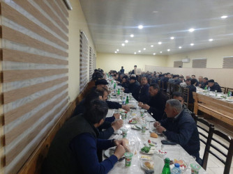 Müqəddəs Ramazan ayı münasibəti ilə iftar süfrəsi açıldı