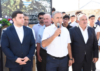 Qaradağ rayonunun Puta qəsəbəsində Şəhid Aslan Əliyevin xatirəsi anılıb