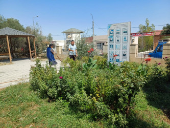 Qaradağ rayonunda yerləşən mədəniyyət müəssisələri Ulu Öndər Heydər Əliyevin anadan olmasının 100-cü ildönümü ilə bağlı Qaradağ Rayon İcra Hakimiyyətinin təşəbbüsü ilə keçirilən iməcliyə qoşuldu