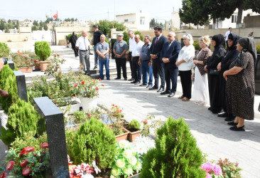 Qaradağ rayonunda şəhid Səməndər İsmayılzadənin doğum günü ilə əlaqədar anım mərasimi keçirilib