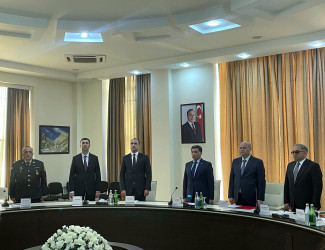 Qaradağ Rayon Heydər Əliyev Mərkəzində 28 May – Müstəqillik Gününə həsr olunmuş dəyirmi masa keçirilmişdir