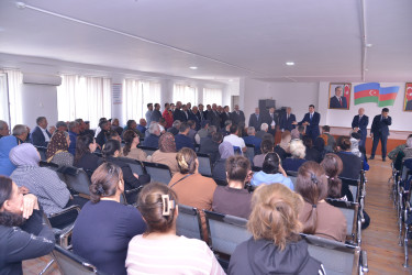 Qızıldaş qəsəbəsində vətəndaşların səyyar qəbulu keçirilib.