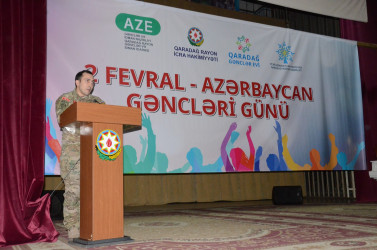 “2 fevral - Azərbaycan gəncləri günü”nə həsr olunmuş ümumrayon tədbiri keçirildi