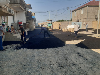 Qaradağ rayonunda abadlıq işləri davam etdirilir