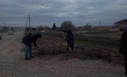 Qaradağ rayonunda təmizlik işləri davam etdirilir