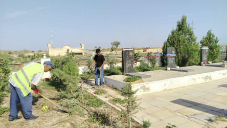 “Şəhərsalma və Memarlıq ili” çərçivəsində Ələt qəsəbəsi ərazisində təmizlik və abadlıq işləri aparılmışdır.