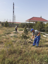 Bakı Regional Qaz İstismar Departamentinin Qaradağ Rayonu üzrə Texniki Xidmət Sahəsi Ulu Öndər Heydər Əliyevin anadan olmasının 100-cü ildönümü ilə bağlı Qaradağ Rayon İcra Hakimiyyətinin təşəbbüsü ilə keçirilən ümumrayon iməcliyə qoşuldu