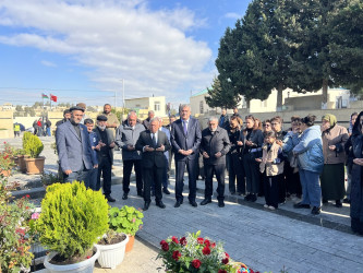 Vətən Müharibəsi şəhidi Eyvazlı Məzdək Əli oğlunun il dönümü ilə əlaqədar anım mərasimi keçirilib