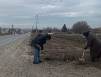 Qaradağ rayonunda təmizlik işləri davam etdirilir