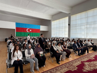 “26 iyun – Ümumdünya Narkotiklər Əleyhinə Mübarizə Günü” münasibətilə maarifləndirici tədbir keçirilib.
