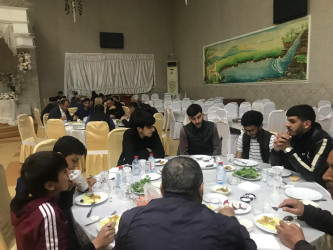 Müqəddəs Ramazan ayı münasibəti ilə iftar süfrəsi açıldı