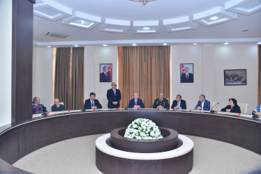 Qaradağ rayonu Heydər Əliyev Mərkəzində Xocalı faciəsinin 34-cü ildönümü ilə bağlı Xocalıdan olan şəhid ailələri ilə görüş keçirilmişdir.