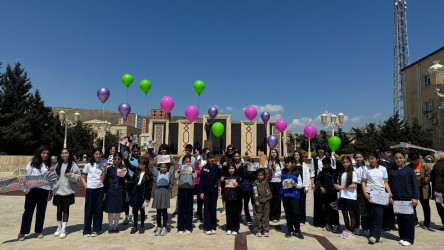 “Şəhərsalma və Memarlıq İli” çərçivəsində 18 Aprel – Beynəlxalq Abidələr və Tarixi Yerlər Gününə həsr olunmuş “Tarixini çək, arzunu uçurt” adlı tədbir keçirildi