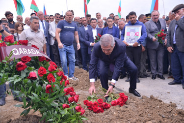 Birinci Qarabağ müharibəsində itkin düşən döyüşçü Rüstəmov Tərlan Kamal oğlu dəfn olunub.