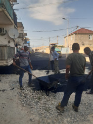 Qaradağ rayonunda abadlıq işləri davam etdirilir