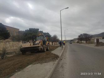 Ümummilli liderimiz Heydər Əliyevin anadan olmasının 100 illiyi ilə bağlı Qaradağ rayon Puta qəsəbəsində quruculuq abadlıq işləri davam edir.