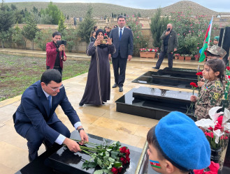 Vətən Müharibəsi şəhidi Aslanov Elşən Alxas oğlunun anım mərasimi keçirilib.